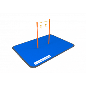 Street workout Hrazda s kruhmi W03 - povrch EPDM