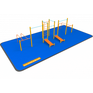 Street workout zostava W17 - povrch EPDM
