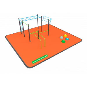 Street workout zostava W21 - povrch EPDM