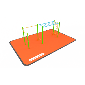 Street workout zostava W16-1 - povrch EPDM