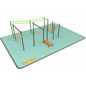 Street workout zostava W23 - povrch EPDM